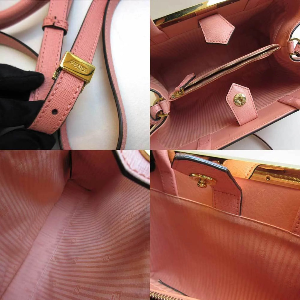Pre-Owned Fendi 8BH253 Tojour Shoulder Hand 2way Bag Pink Ladies (Good)
