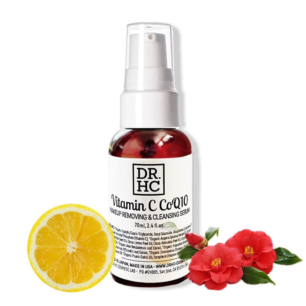 DR.HC Vitamin C CoQ10 Makeup Removing & Cleansing Serum (70ml, 2.4 fl.oz.) (Firming, Skin toning, Anti-aging, Anti-inflammatory...) SHIP FROM: USA - Exclusive Design