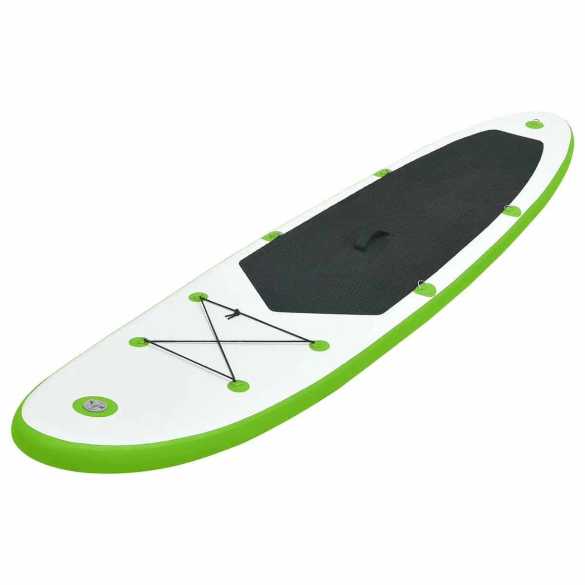 Carevas Inflatable Paddleboard Set Green and White - Exclusive Design