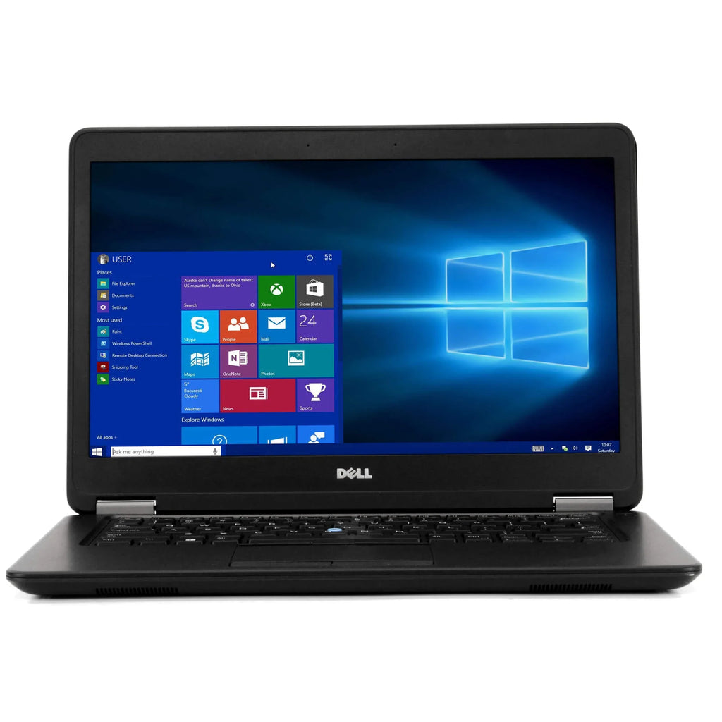 Stylish Restored E7450 Laptop Computer, 2.90 GHz i5 Dual Gen 5, 8GB DDR3 RAM, 256GB SSD Hard Drive, Windows 10 Professional 64 Bit, 14" Screen (Refurbished)