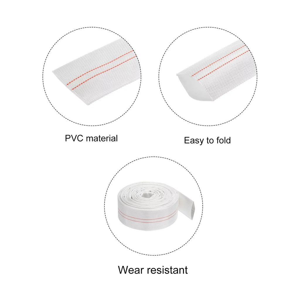 Lampweight Backwash Hose Lay Flat Reinforced Discharge PVC Hose 40mm ID 33ft for Swimming Pool
