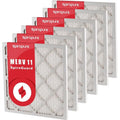 Stylish SpiroPure 19.75x25.38x1 MERV 11 Pleated Filter Air Filters - Made in USA (6 Pack)