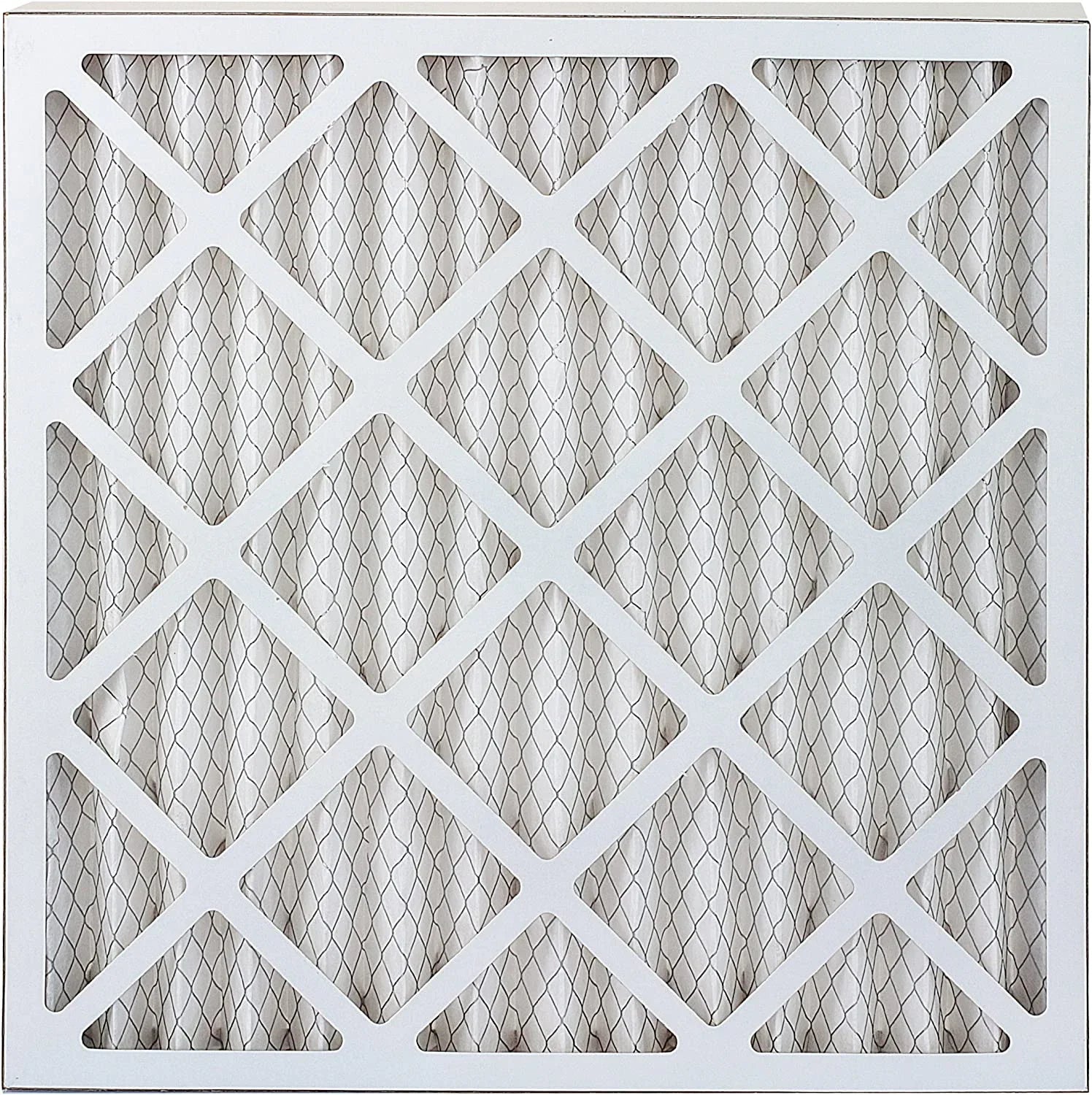 Filterbuy 20x20x4 MERV 8 Pleated HVAC AC Furnace Air Filters (1-Pack) - Exclusive Design