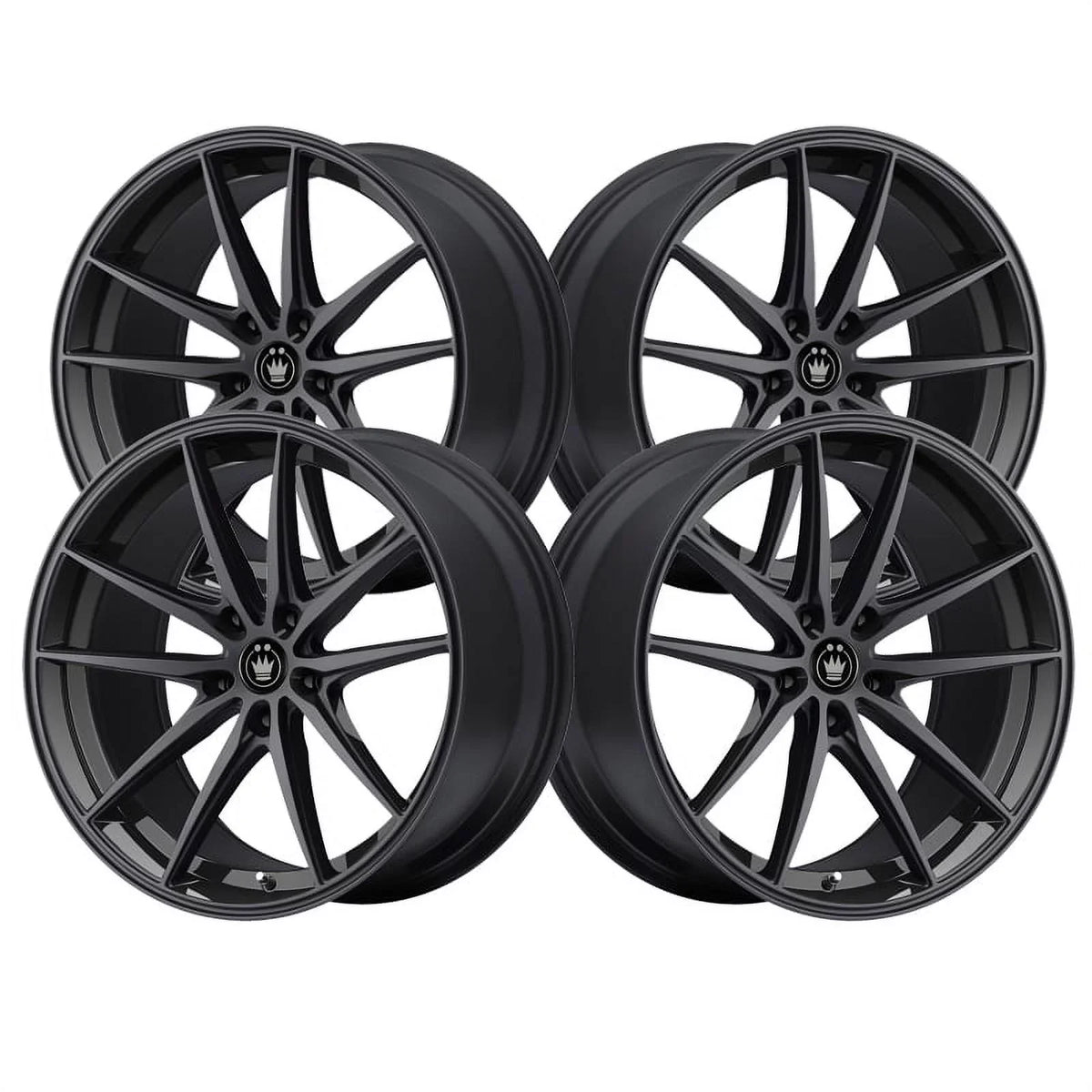 Stylish Konig 37B Oversteer 16x7.5 5x100 +45et Gloss Black Wheel