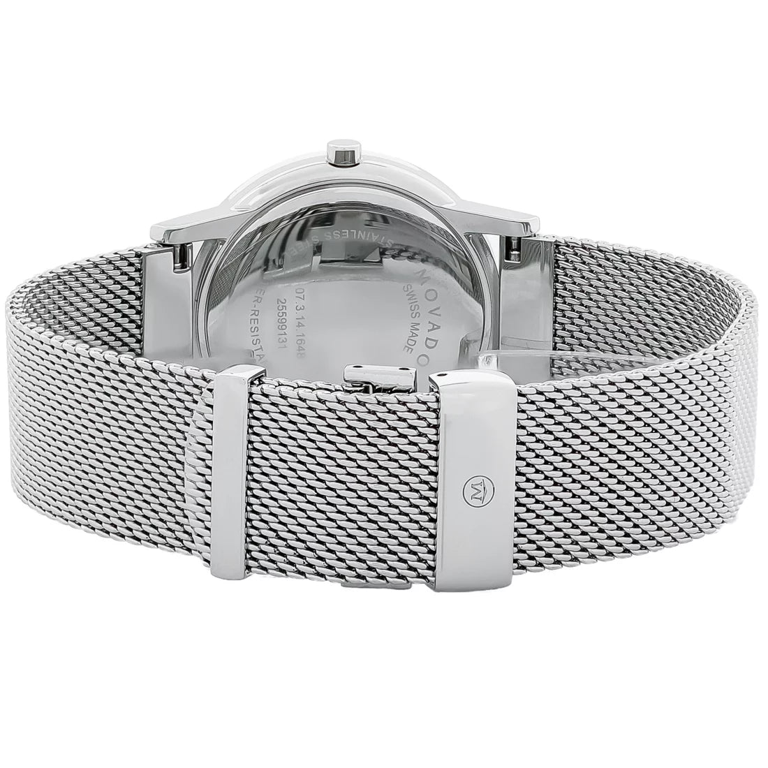 Movado Classic Museum Ladies Stainless Steel Swiss Quartz Watch 0607646