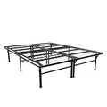 Stylish Zinus Gene 16 Inch SmartBase Deluxe Mattress Foundation / 2 Extra Inches high for Under-bed Storage / Platform Bed Frame / Box Spring Replacement / Strong, Sturdy / Quiet Noise-Free, Queen