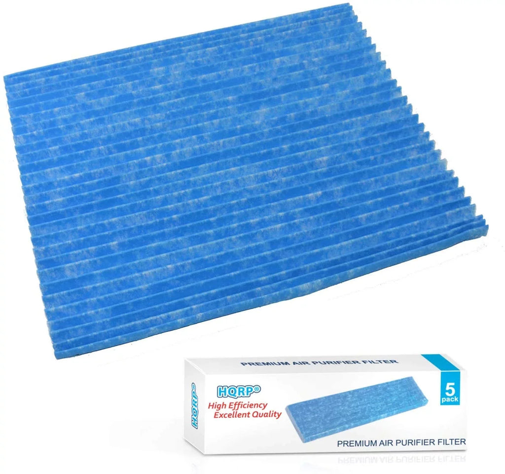 HQRP Air Purifier Filter (5 pcs) for DAIKIN MCA65K MCA75K MCA75L MCA75M MCA75P MCA80R MCK65K Air Purifiers - Exclusive Design