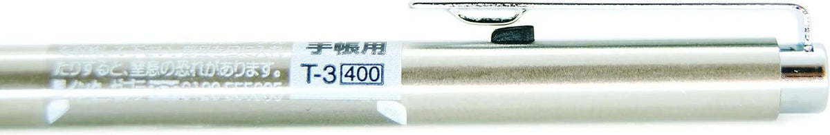 Stylish Zebra Techo T-3 Mini Ballpoint Pen for Notebook, 0.7 mm, Black Ink, 3-pack, Sticky Notes Value Set