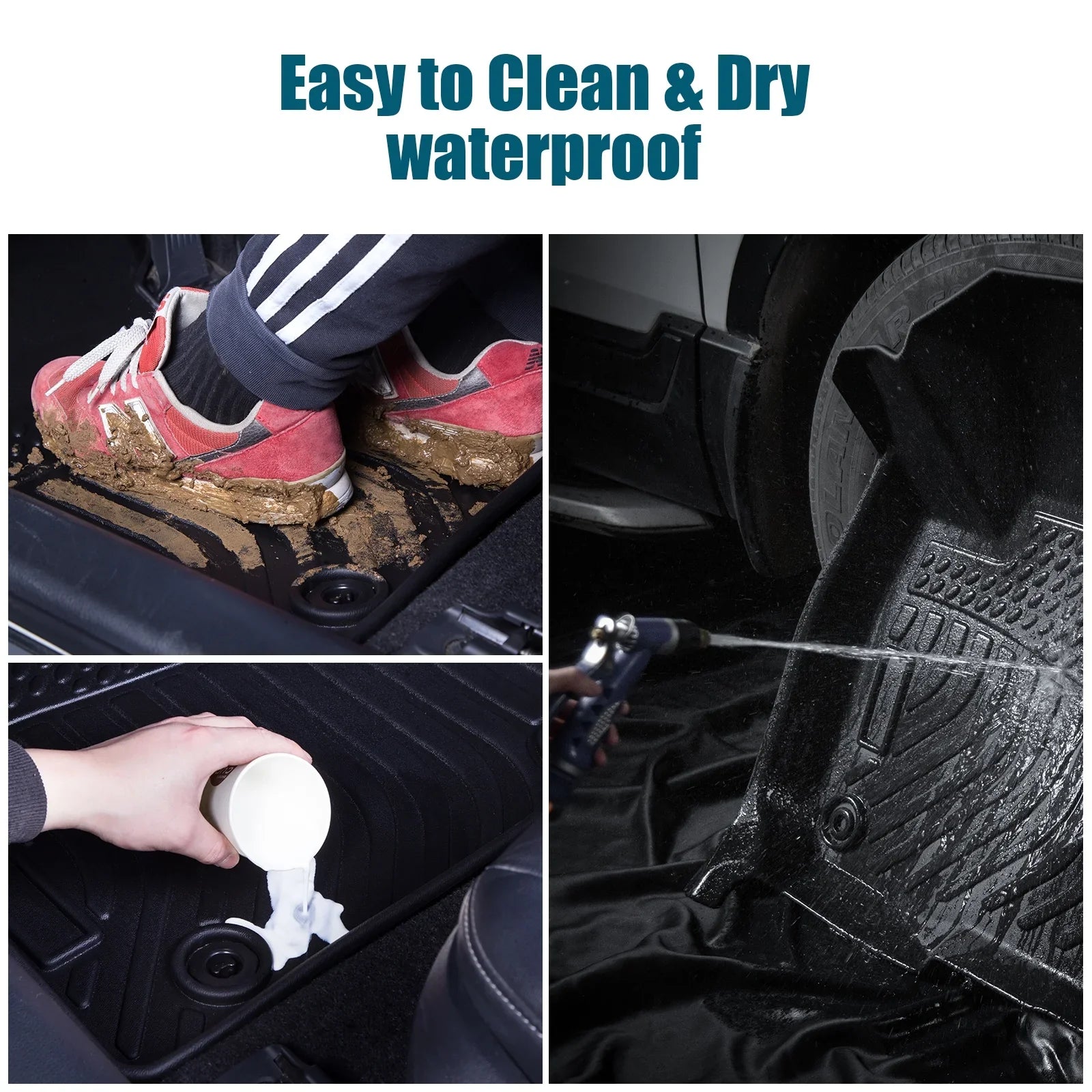 Stylish moobody Floor Mats,Bucket Center Telluride Bucket Console Floor 2020-2023 Kia Telluride Car Dazzduo Floor Telluride