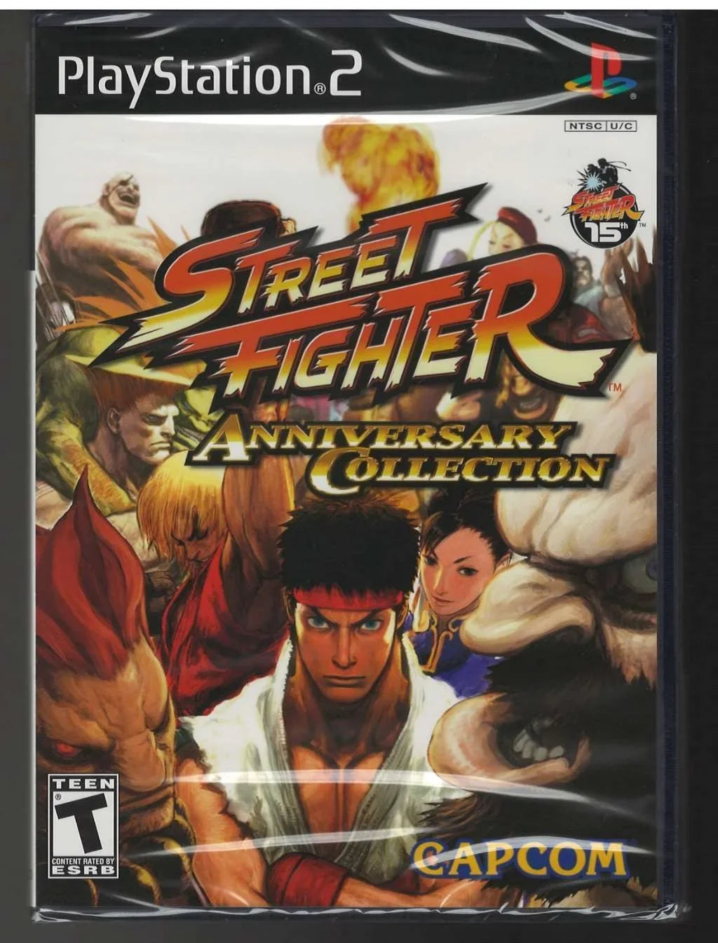 Street Fighter Anniversary Collection PS2 (Brand New Factory Sealed US Version) - Exclusive Design