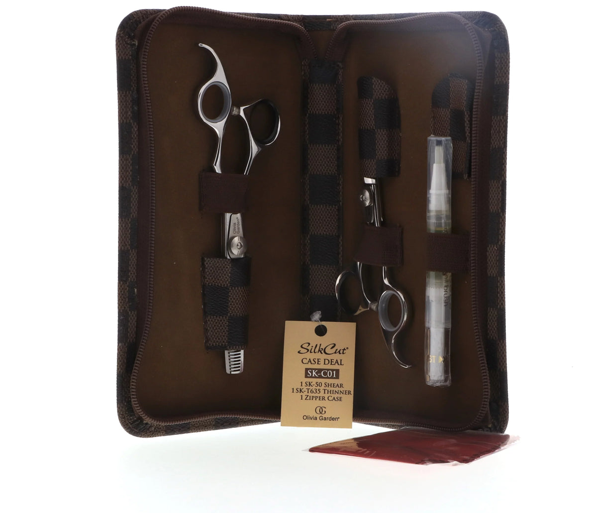 Olivia GardenIntro case deal 5" contains: SK-50, SK-T635 and zipper case