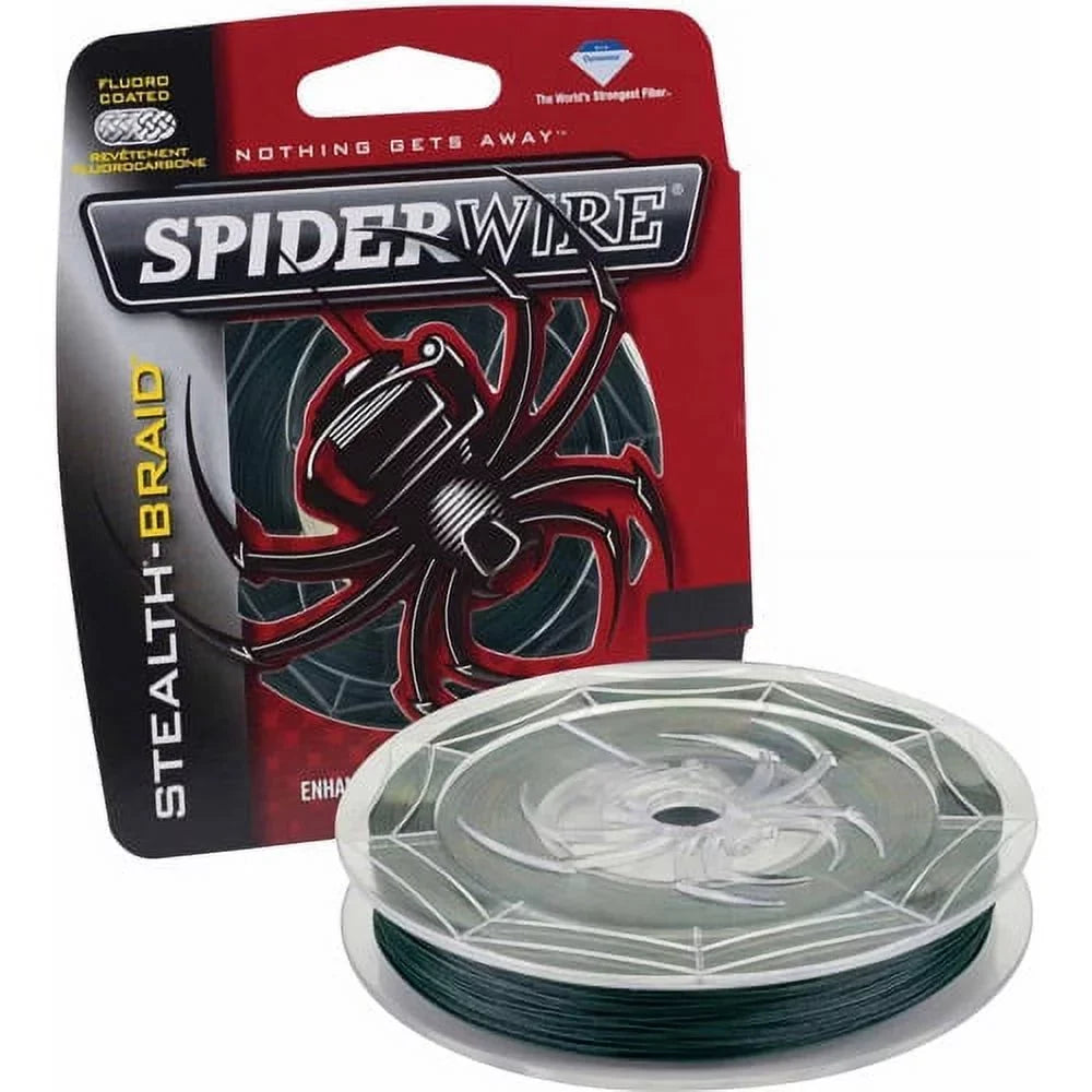 SpiderWire StealthÂ® Superline, Moss Green, 65lb | 29.4kg Fishing Line - Exclusive Design