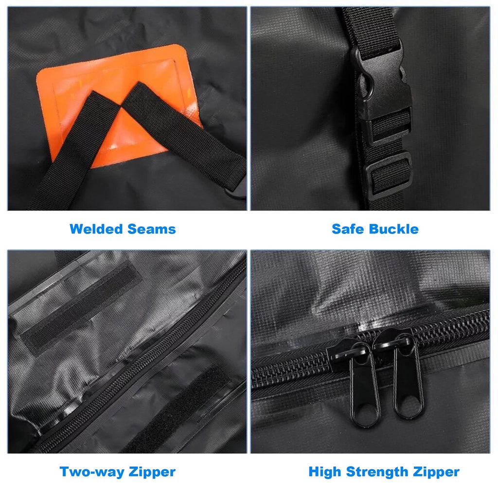 Htovila 600D Waterproof Cargo Bag Car Roof Cargo Carrier Universal Luggage Bag Storage Cube Bag for Travel Camping - Exclusive Design