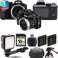 Stylish Kodak PIXPRO AZ421 Digital Camera (Black) + Extra Battery + 1 Yr Warranty - 16GB Kit