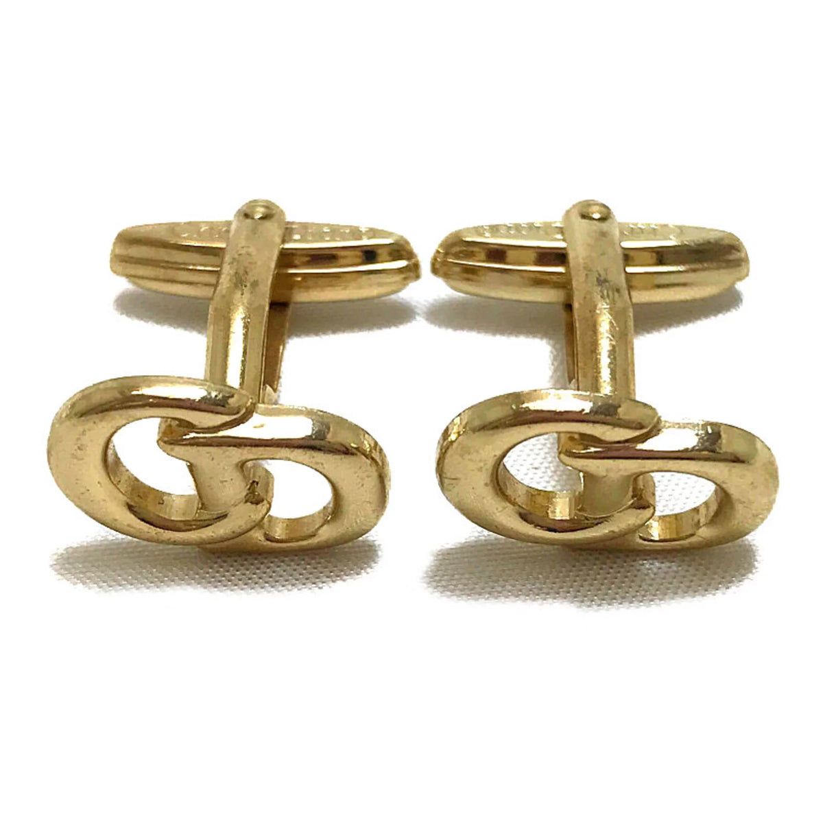 Pre-Owned Christian Dior tie tack cuff set gold men (Good) - Exclusive Design