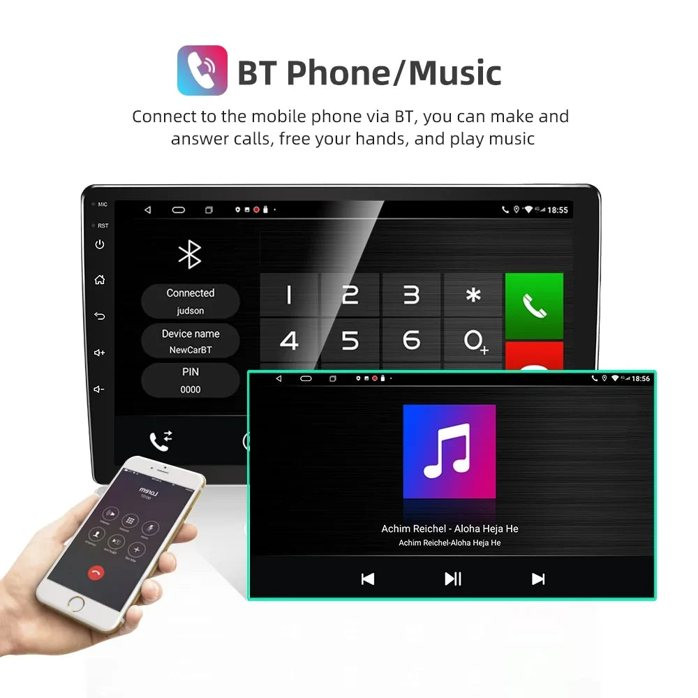 For Ford Mustang 2010-2014 10.1" Android 11 Car Radio Stereo Carplay GPS Navi 2G+32G
