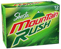 MOUNTAIN RUSH Citrus Shasta Soda Pop, 12-Ounce Cans (Pack of 24) - Exclusive Design