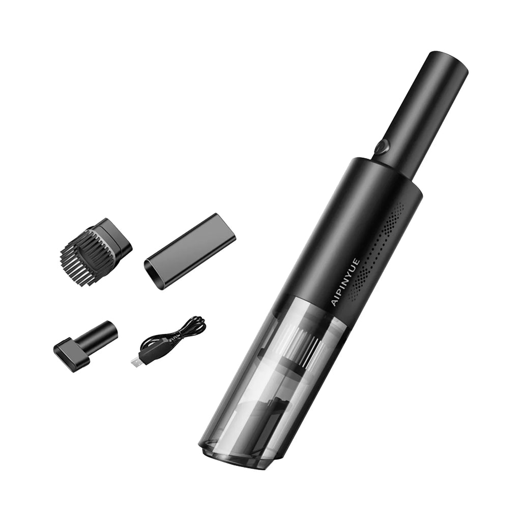 Stylish moobody Vacuum Cleaner, 120W Handheld Cleaner, 6000Pa Powerful Suction, USB Powered with HEPA Filter for Cleaning Hair Dust Gravel in Home Office