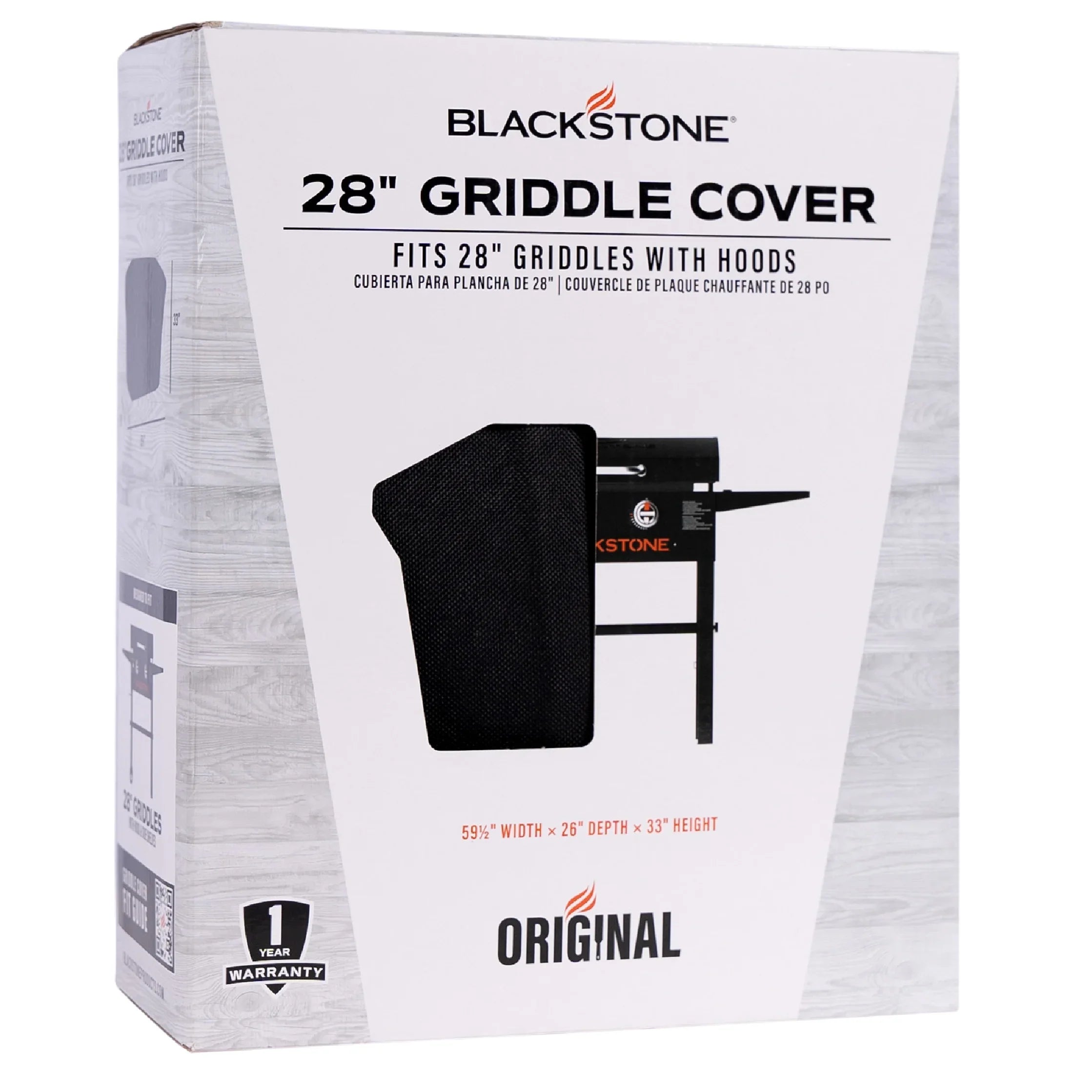 Stylish Blackstone Original 28â Griddle Cover (Model 5483) - 59.5â L x 26â W x 33â H
