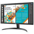 LG 24QP500-B 24â QHD (2560 x 1440) IPS Display, HDR 10, sRGB 99% Color Gamut, AMD FreeSync, Refresh Rate 75Hz, 3-Side Virtually Borderless Design - Black
