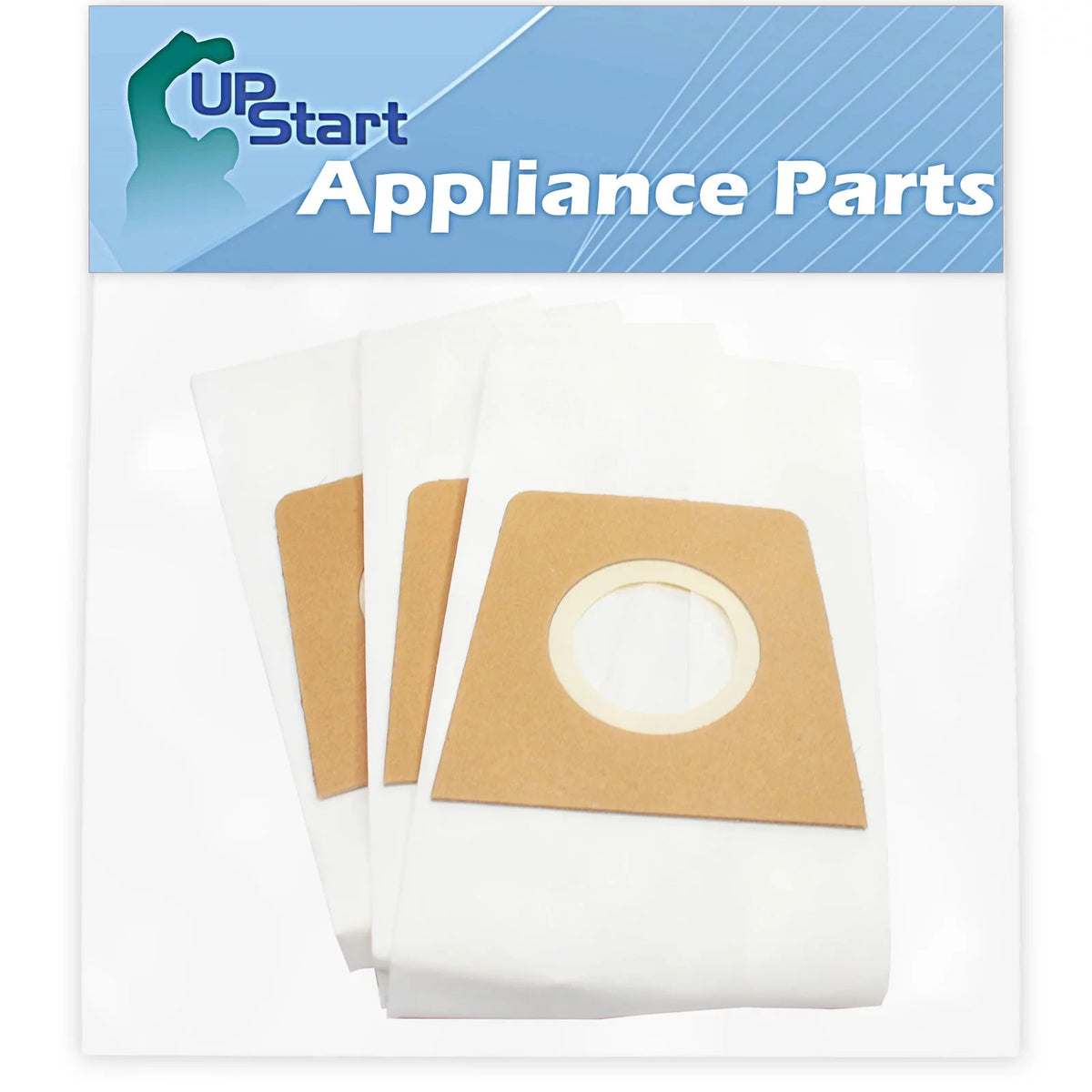 24 Replacement for Dirt Devil Featherlite Bagged Upright (Lamp Green) M085580 Vacuum Bags - Compatible with Dirt Devil 3920047001, 3920048001, Type U Vacuum Bags (8 Pack - 3 Vacuum Bags per Pack)