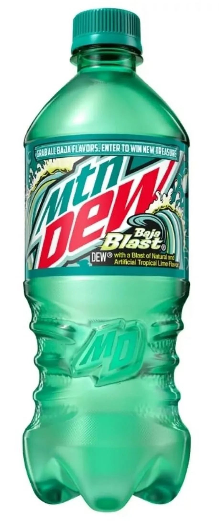 Stylish Mountain Dew Mtn Dew, 20 Oz Bottles, 6 Bottles (Baja Blast)
