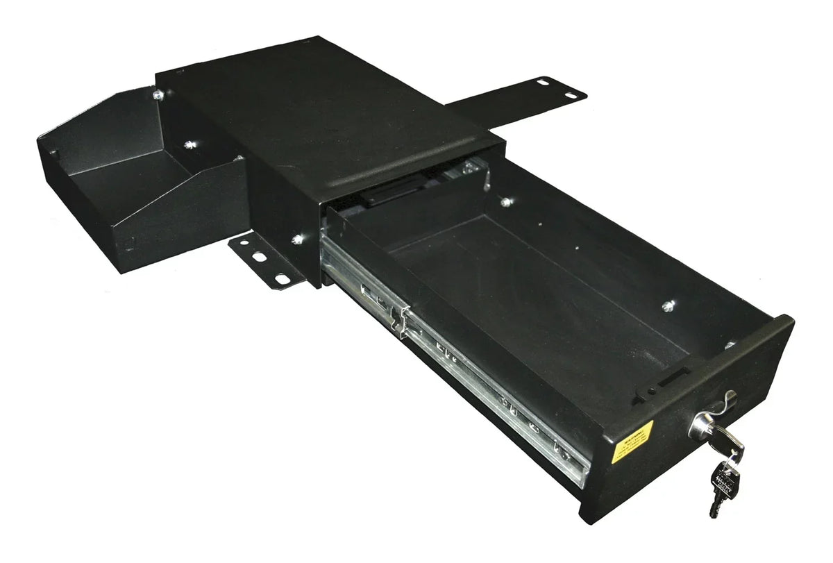 Tuffy Security Products 256-01 Under Seat Drawer - Passenger Side; Black; 1966-1977 Ford Bronco - Exclusive Design