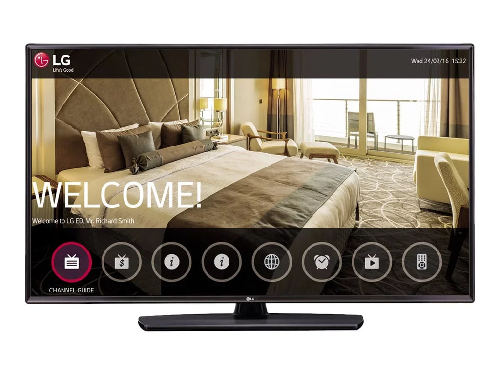 Stylish LG 55LV560H - 55" Class (54.6" viewable) - LV560H Series LED TV - hotel / hospitality - Pro:Centric with Integrated Pro:Idiom - 1080p (Full HD) 1920 x 1080 - edge-lit - black coffee