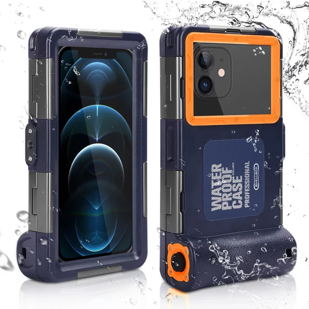 UrbanX Professional [15m/50ft] Swimming Diving Surfing Snorkeling Photo Video Waterproof Protective Case Underwater Housing for Oppo A56 5G And all Phones Up to 6.9 Inch LCD with Lanyard
