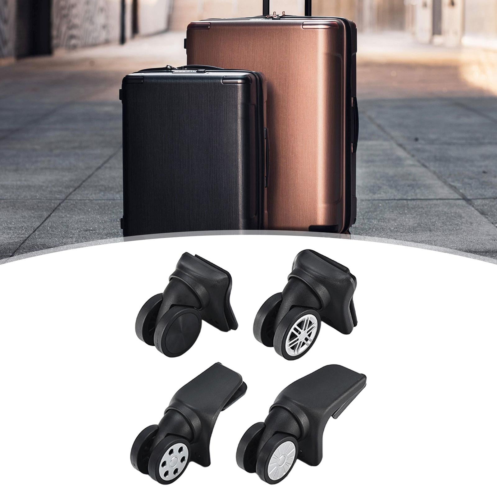 4x Replacement Luggage Suitcase Wheels Durable for Luggage Trolley Case Bags - Exclusive Design