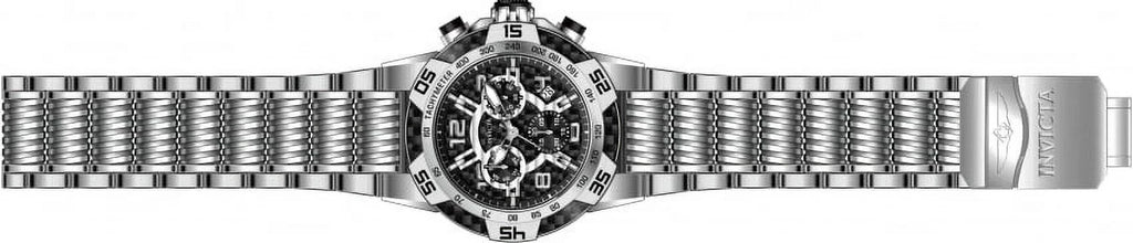 Stylish Invicta Speedway Chronograph Black Carbon Fiber Dial Men's Watch 25285