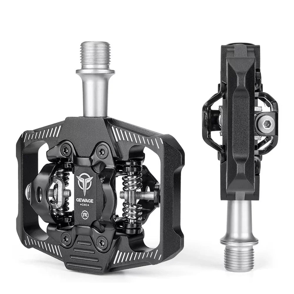 Efficient Double Sided Clip Pedals MTB Pedals with Cleats for Optimal Transfer