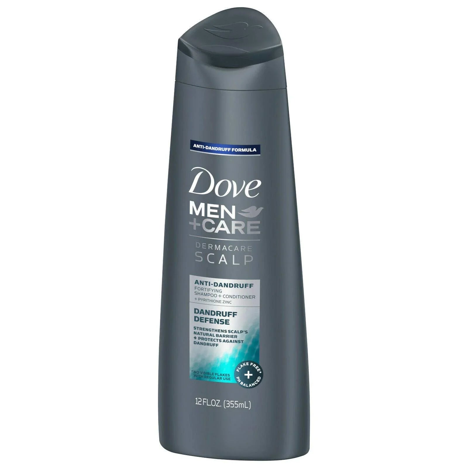Stylish Dove Men+Care Dermacare Scalp 2 In 1 Shampoo & Conditioner Dandruff Defense 12 Oz