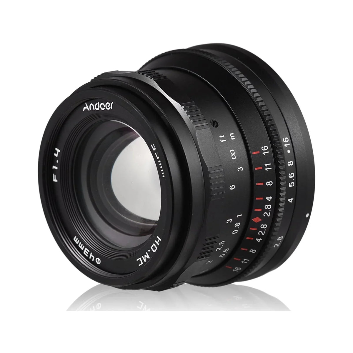 Dcenta Full Frame Camera Lens with Large Aperture Manual Focus for Sony A7/A7II/A7R/A7RII/A7S/A7SII/A6500/A6300 - Exclusive Design