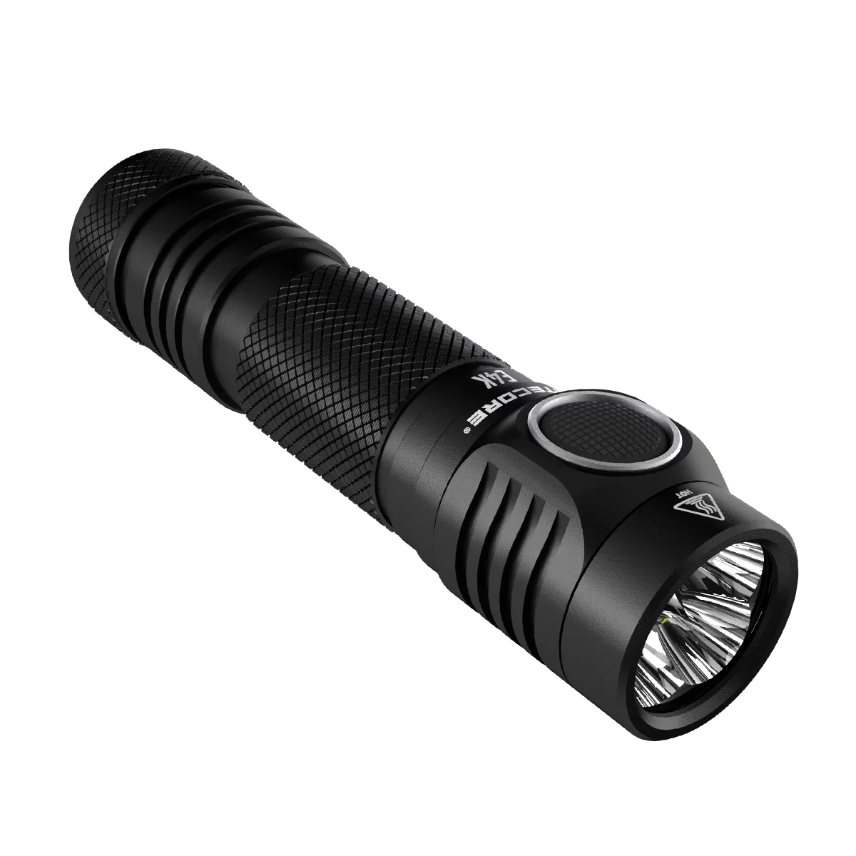 Combo: NITECORE E4K Next generation Flashlight - 4400 Lumens w/Tiki Mini Keychain Lamp -300 Lumens
