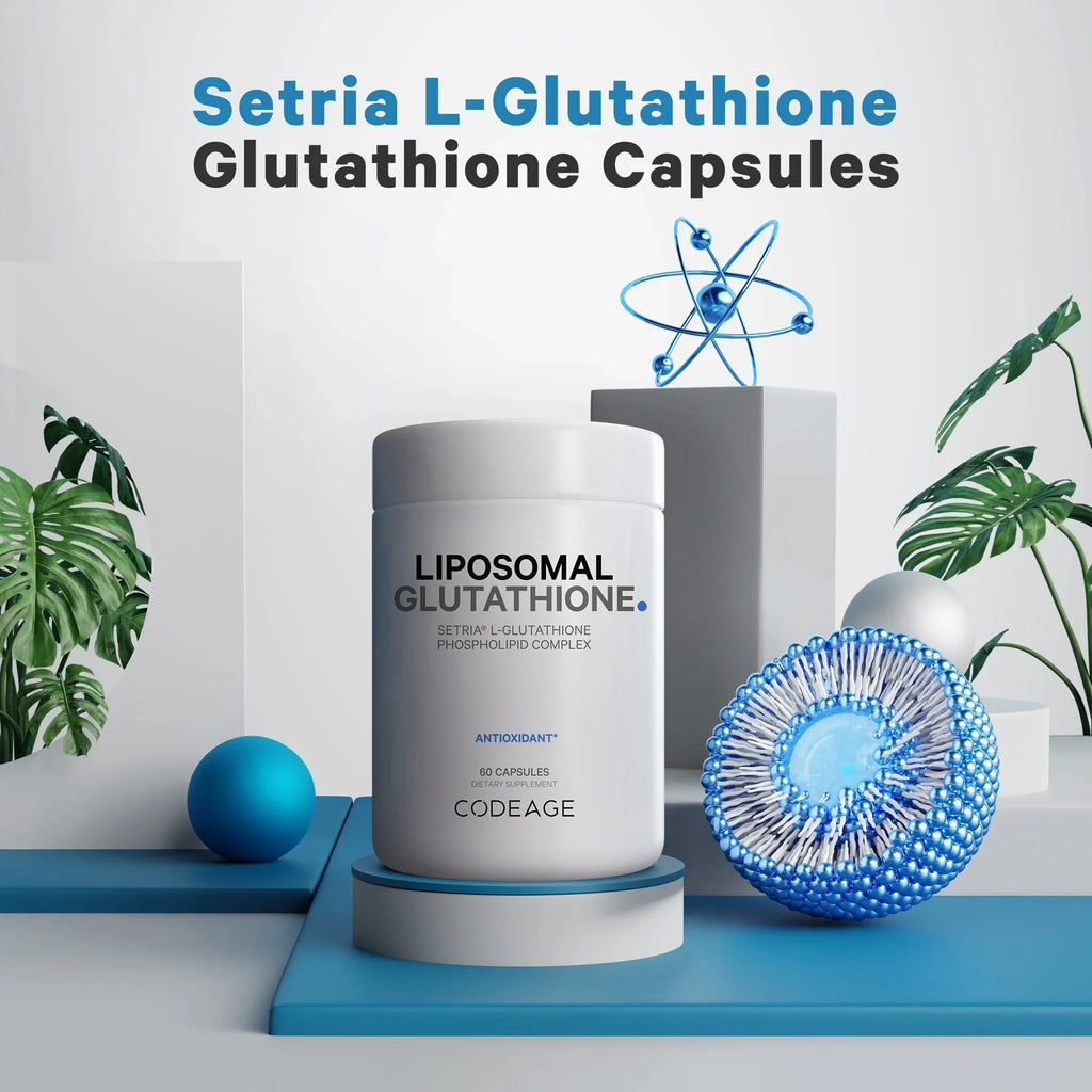 Stylish Codeage Liposomal Glutathione, SetriaÂ® L Glutathione Capsules, Phospholipid Complex, Vegan, Non-GMO, 60 ct
