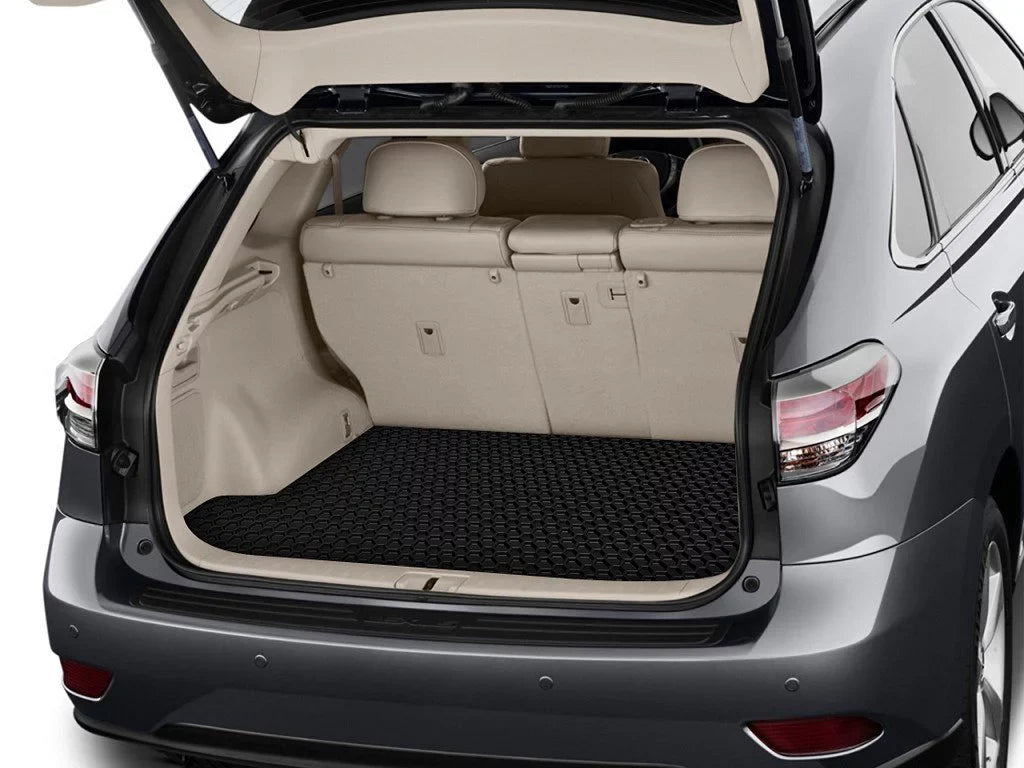 ToughPRO - Trunk Mat Compatible with Toyota RAV-4 - All Weather Heavy Duty (Made in USA) - Black Rubber - 2019