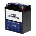 Zipp Battery YTX7L-BS (7L-BS 12 Volt,6 Ah, 75 CCA) Motorcycle Battery for Yamaha Xt225 Serow 225cc 92-'00 - Exclusive Design