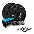 Stylish R1 Concepts Front Brakes and Rotors Kit |Front Brake Pads| Brake Rotors and Pads| Ceramic Brake Pads and Rotors |Hardware Kit WHWH1-39025