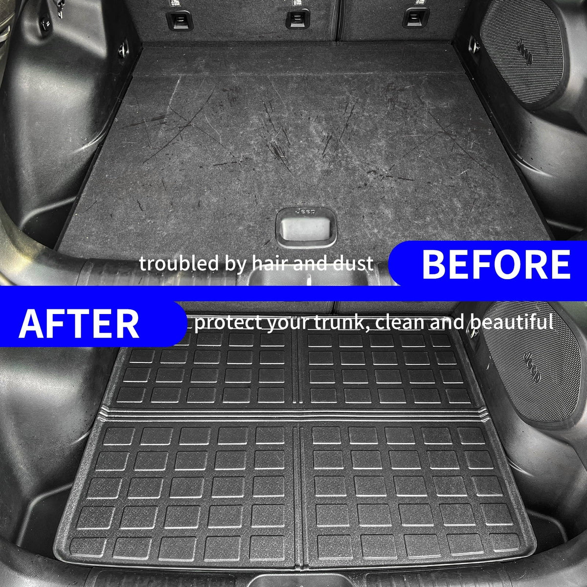 Stylish Fit 2019-2023 Jeep Cherokee Cargo Liner Trunk Mat Trunk Liner 2022 Jeep Cherokee Accessories