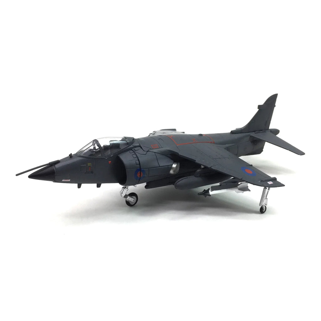 Stylish 1:72 UK Air Force 1982 Sea Harrier Jet Fighter Model Military Fighter Aircraft Model Alloy Simulation Collection Display