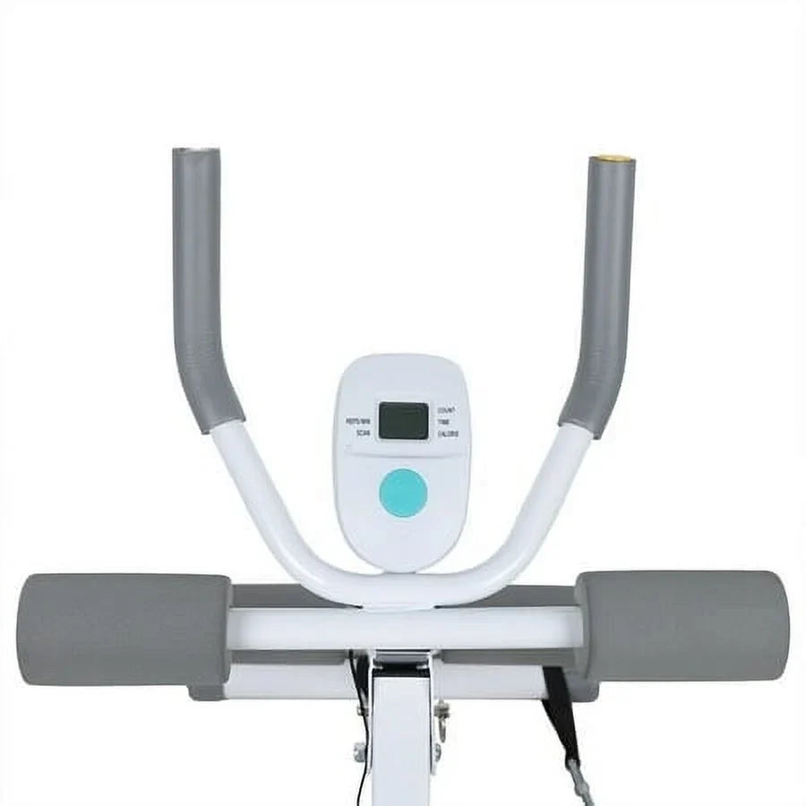Ab Abdominal Exercise Machine Cruncher Trainer Body Shaper Gym Equipment 2 IN 1