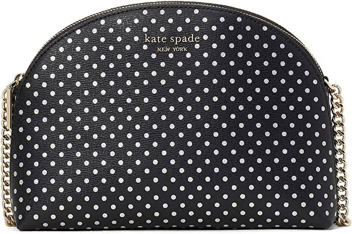 Stylish Kate Spade Women's New York Spencer Metallic Dots Double Zip Crossbody Bag
