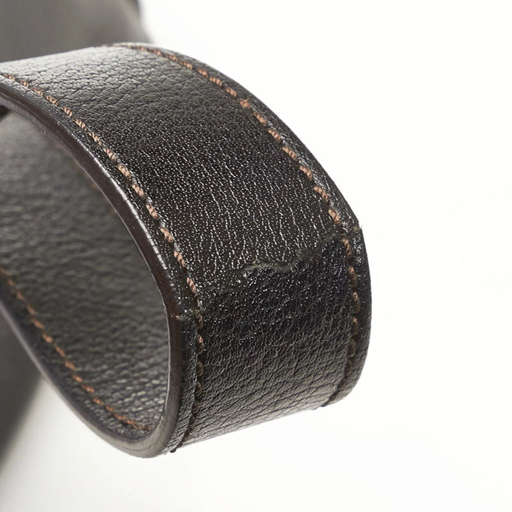 Pre-Owned Cartier handbag shoulder bag brown leather ladies CARTIER (Fair) - Exclusive Design