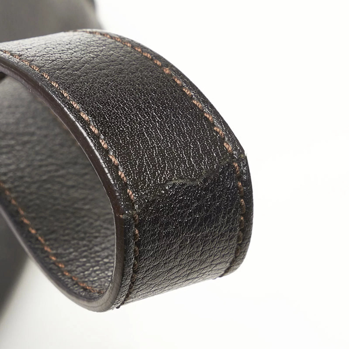Pre-Owned Cartier handbag shoulder bag brown leather ladies CARTIER (Fair) - Exclusive Design