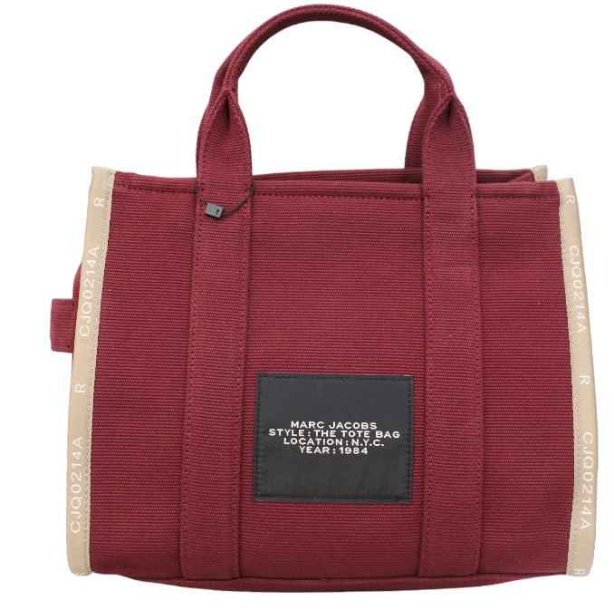 Marc Jacobs Women's The Leather Small Tote, One Size M0017025-610 (Merlot, Red) - Exclusive Design