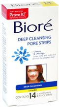 Stylish Biore Combo Pack Deep Cleansing Pore Strips Face/Nose 14 Each (Pack of 4)