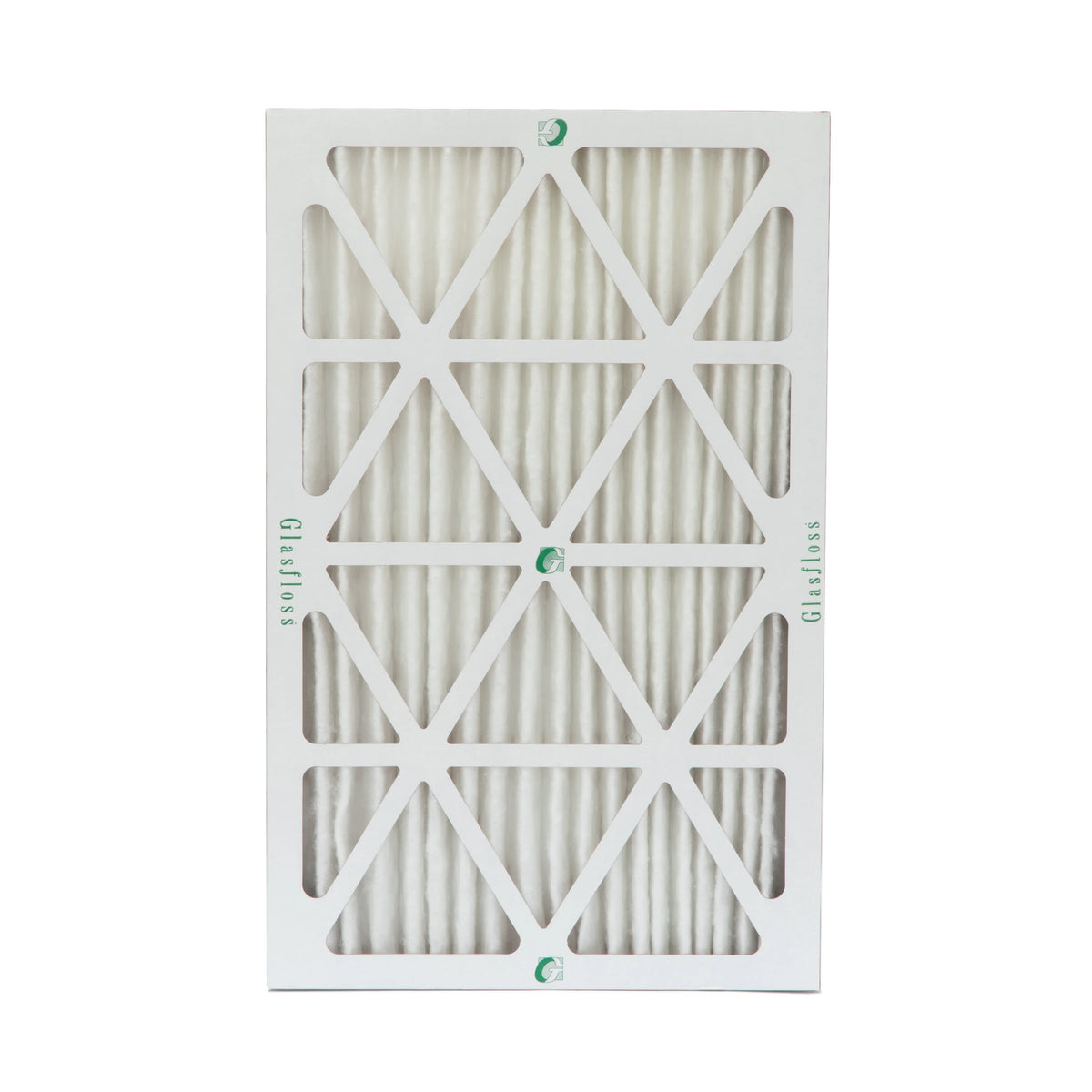 12 Pack of 10x20x2 MERV 10 Pleated 2" Inch Air Filters by Glasfloss. Actual Size: 9-1/2 x 19-1/2 x 1-3/4 - Exclusive Design