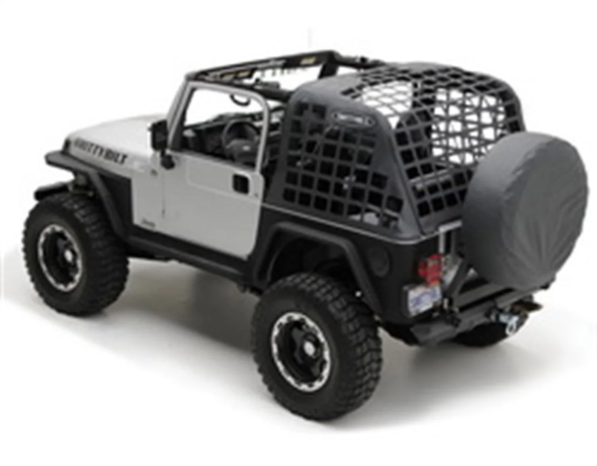 Stylish Smittybilt 571035 Cargo Restraint System - Black Diamond Fits select: 2015-2018 JEEP WRANGLER UNLIMITED, 2012-2014 JEEP WRANGLER
