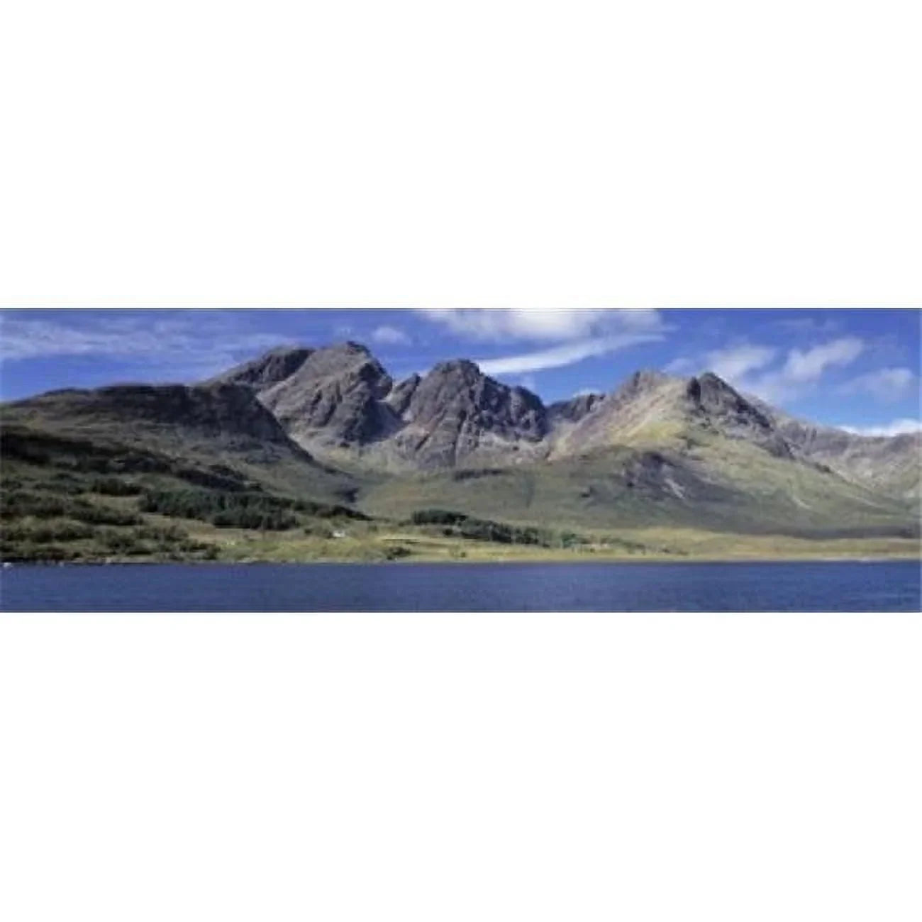 Hills Cuillins Loch Slapin Isle Of Skye Scotland Poster Print by - 36 x 12 - Exclusive Design